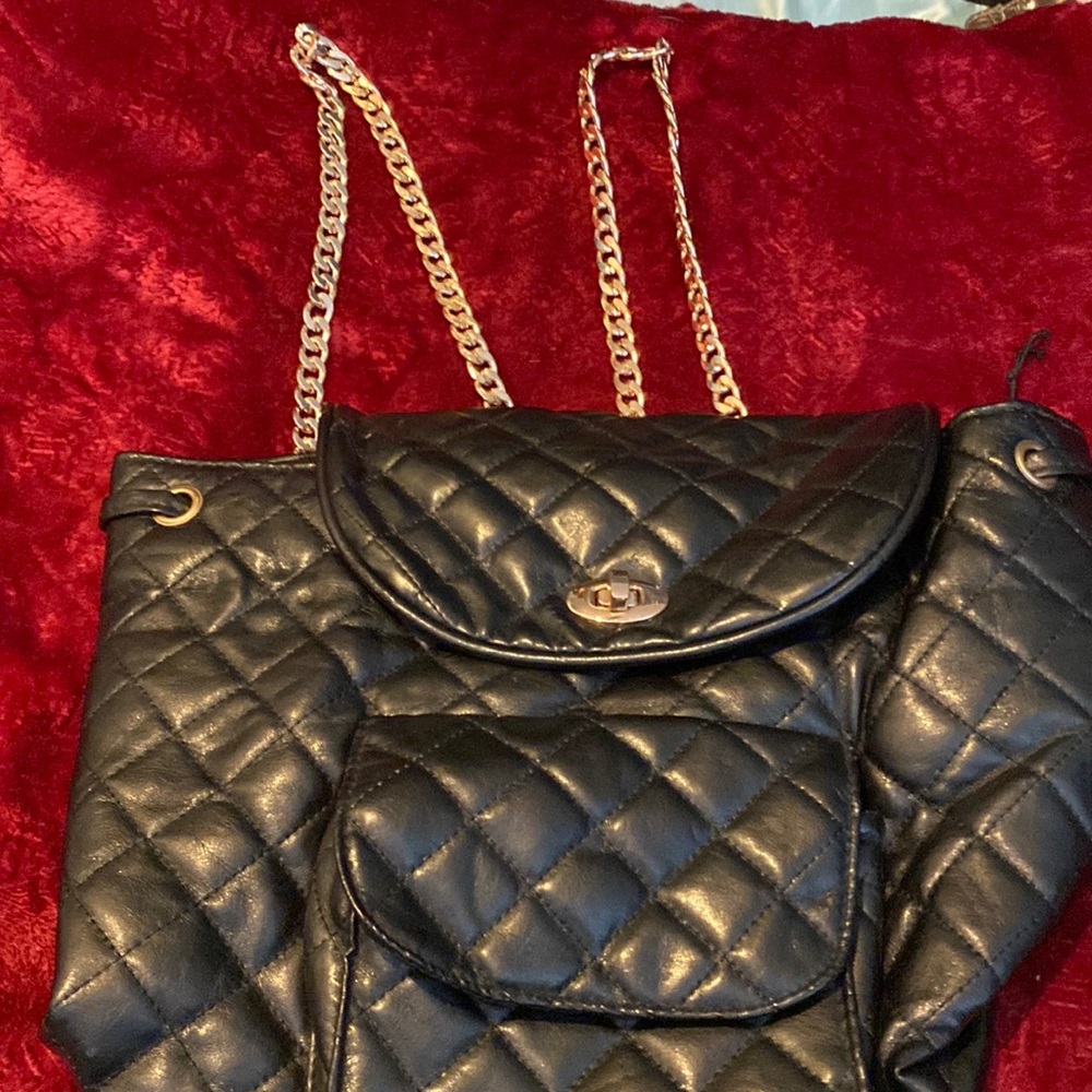 Black backpack